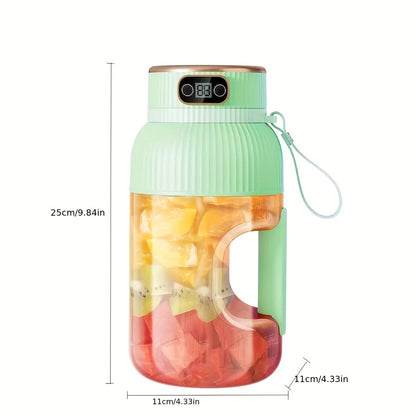 Royelux 2025 Portable Juicer Machine – Travel Blender with Digital Display for Smoothies